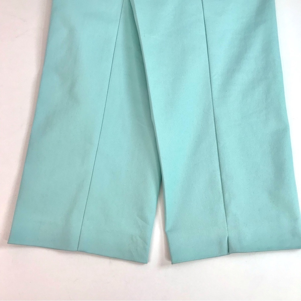 BELLA COLORI Aquamarine Teal Pastel High Waist Tailored Slacks Pants Size 8 - Picture 5 of 16
